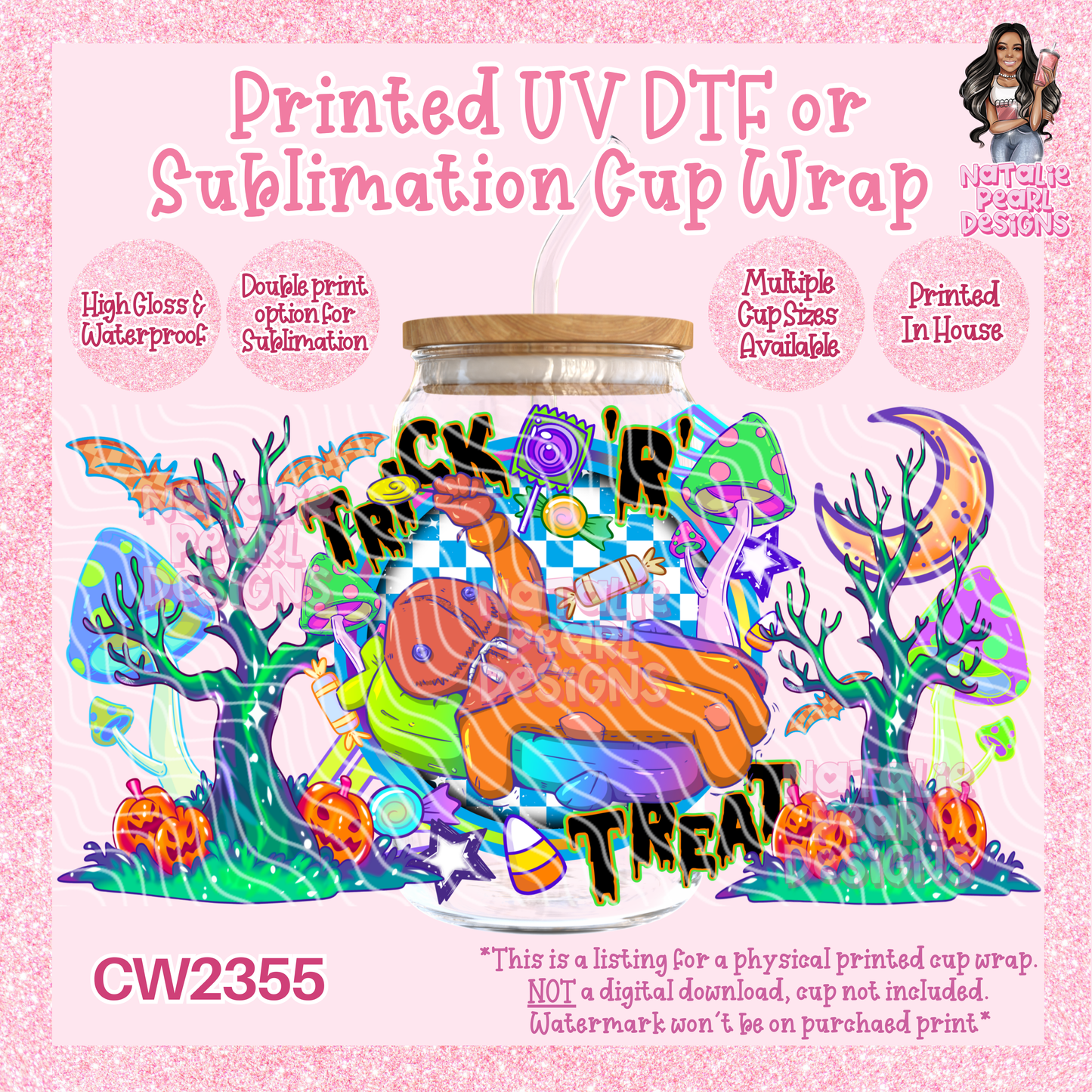 CW2355 UV DTF/SUB Cup Wraps