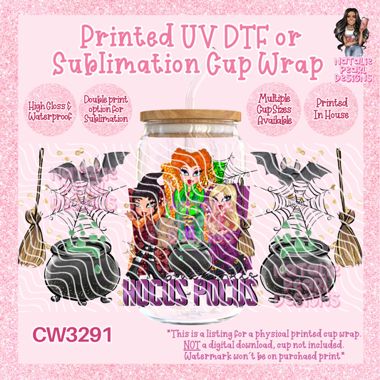 CW3291 UV DTF/SUB Cup Wraps