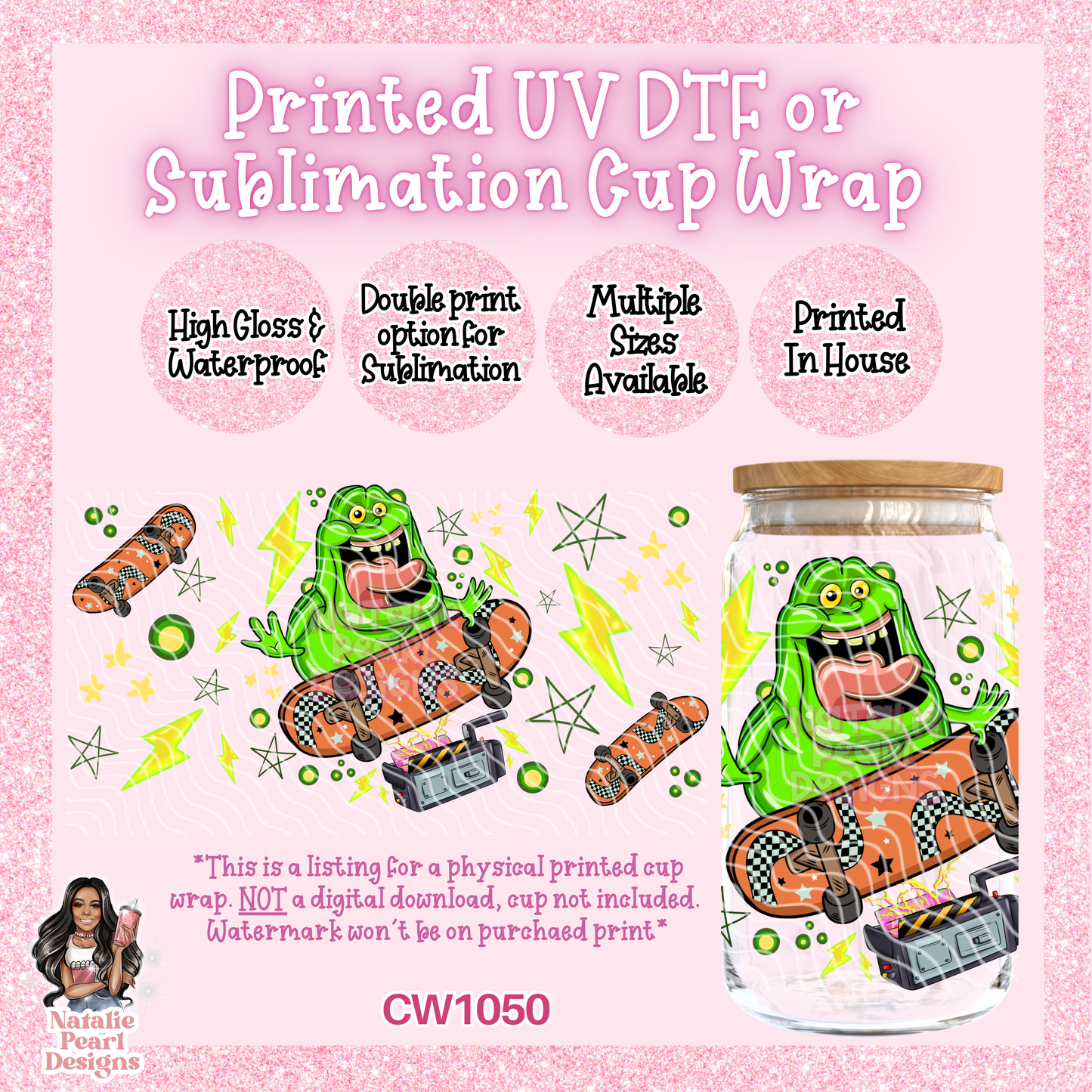 CW1050 UV DTF/SUB Cup Wrap