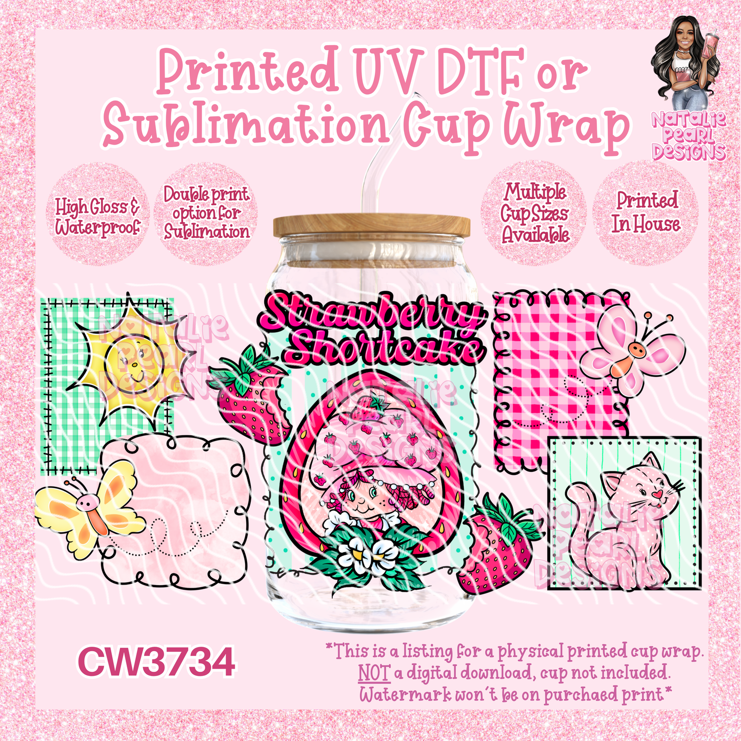 CW3734 UV DTF/SUB Cup Wraps