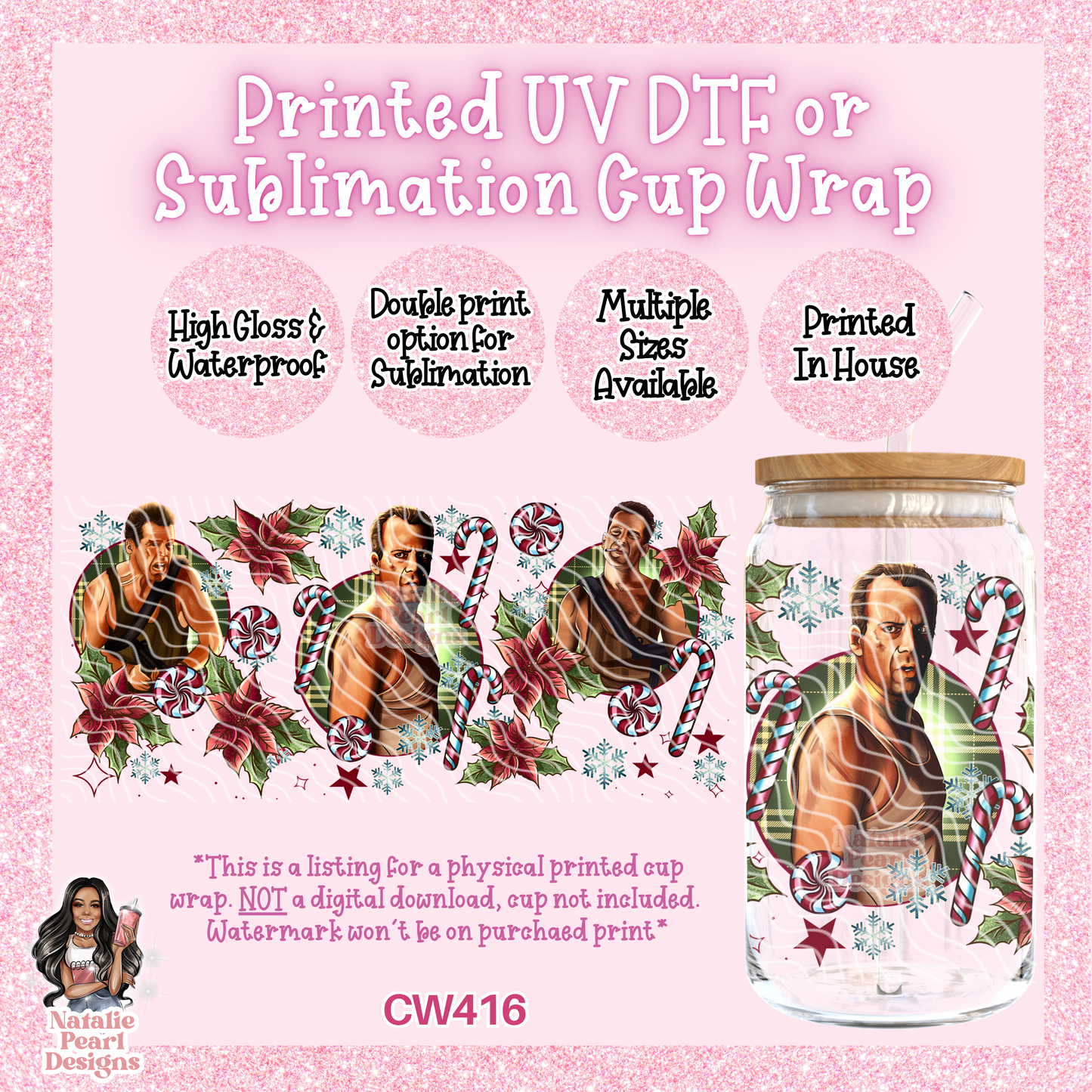 CW416 UV DTF/SUB Cup Wrap