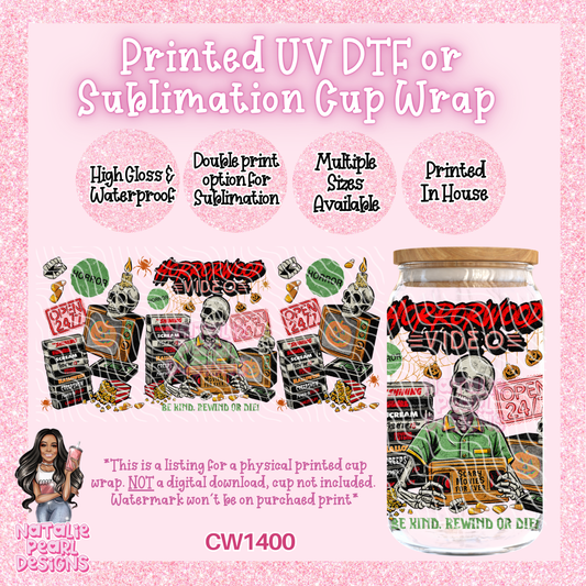 CW1400 UV DTF/SUB Cup Wrap