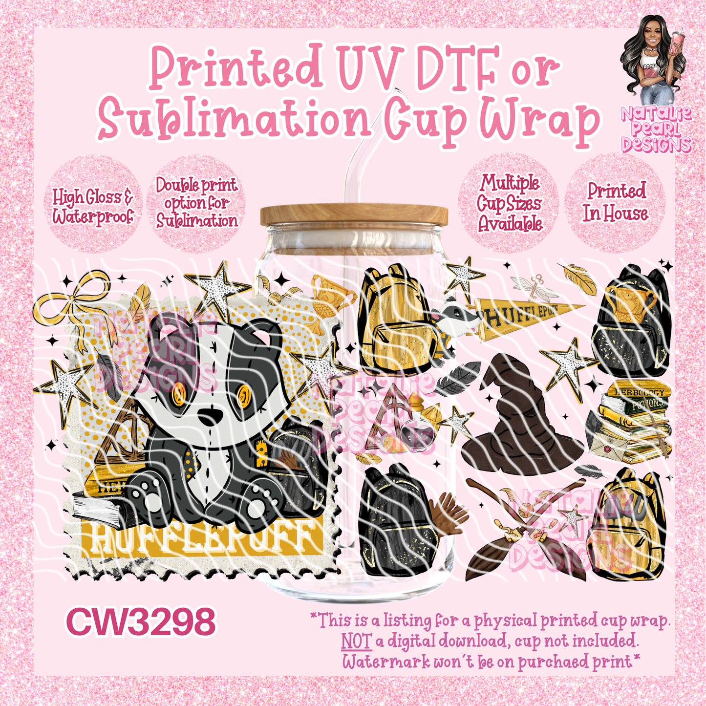 CW3298 UV DTF/SUB Cup Wraps