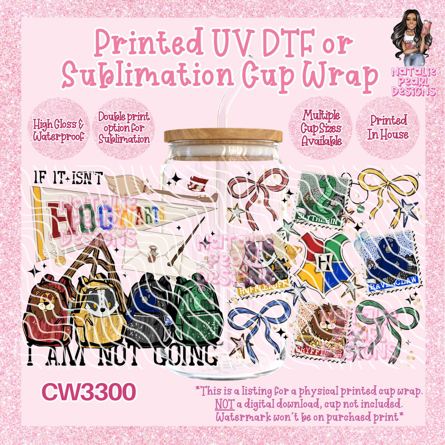 CW3300 UV DTF/SUB Cup Wraps