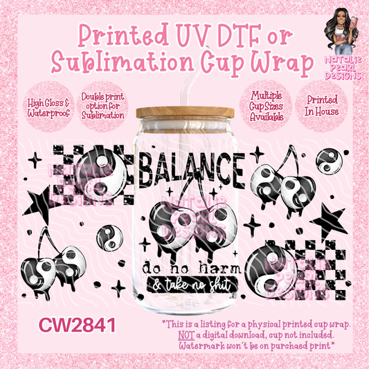 CW2841 UV DTF/SUB Cup Wraps