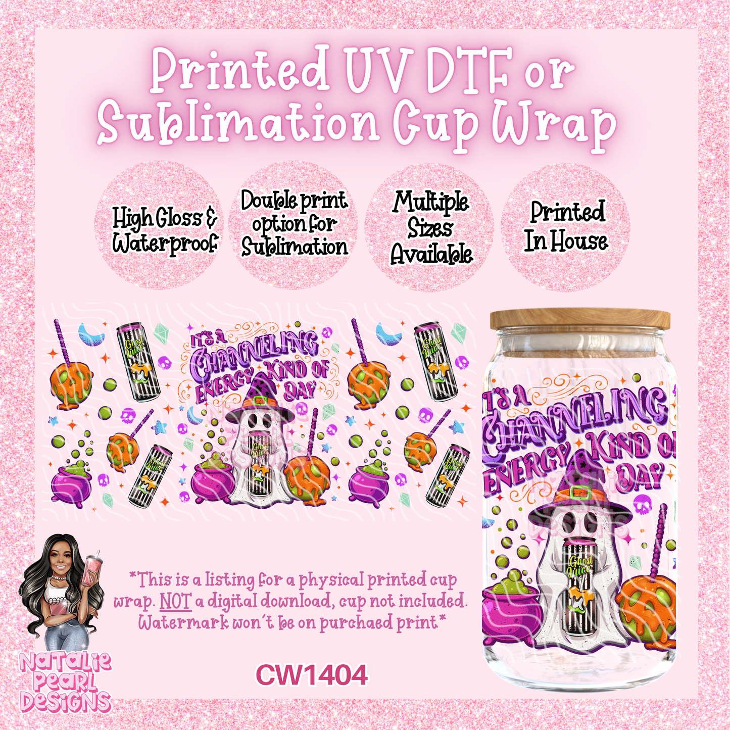 CW1404 UV DTF/SUB Cup Wrap