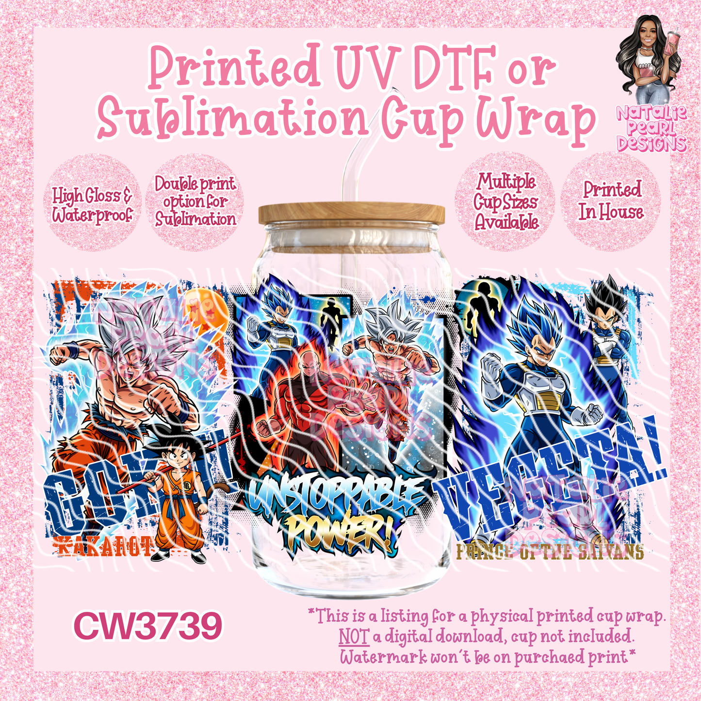 CW3739 UV DTF/SUB Cup Wraps