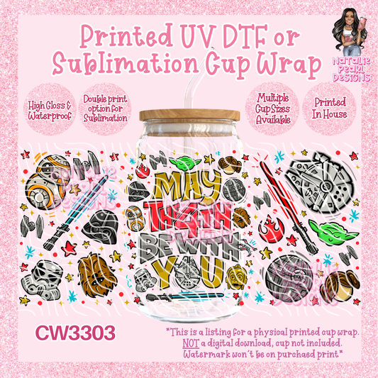 CW3303 UV DTF/SUB Cup Wraps