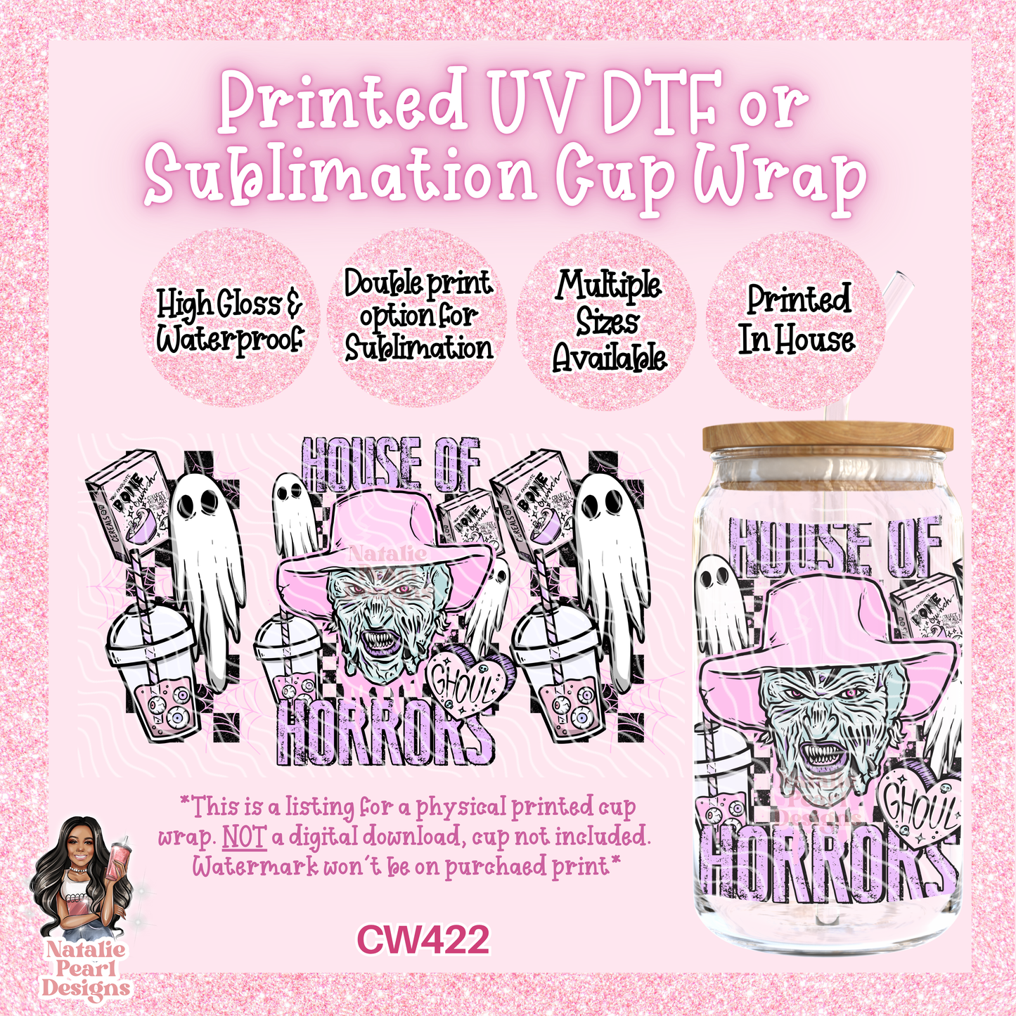 CW422 UV DTF/SUB Cup Wrap