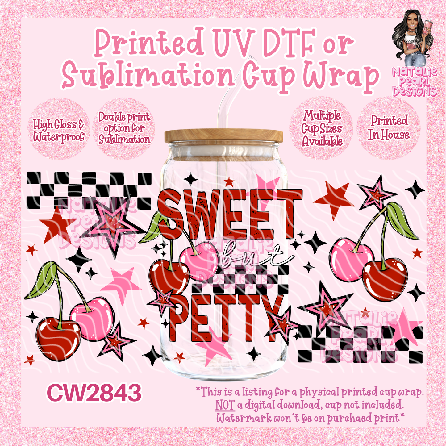 CW2843 UV DTF/SUB Cup Wraps