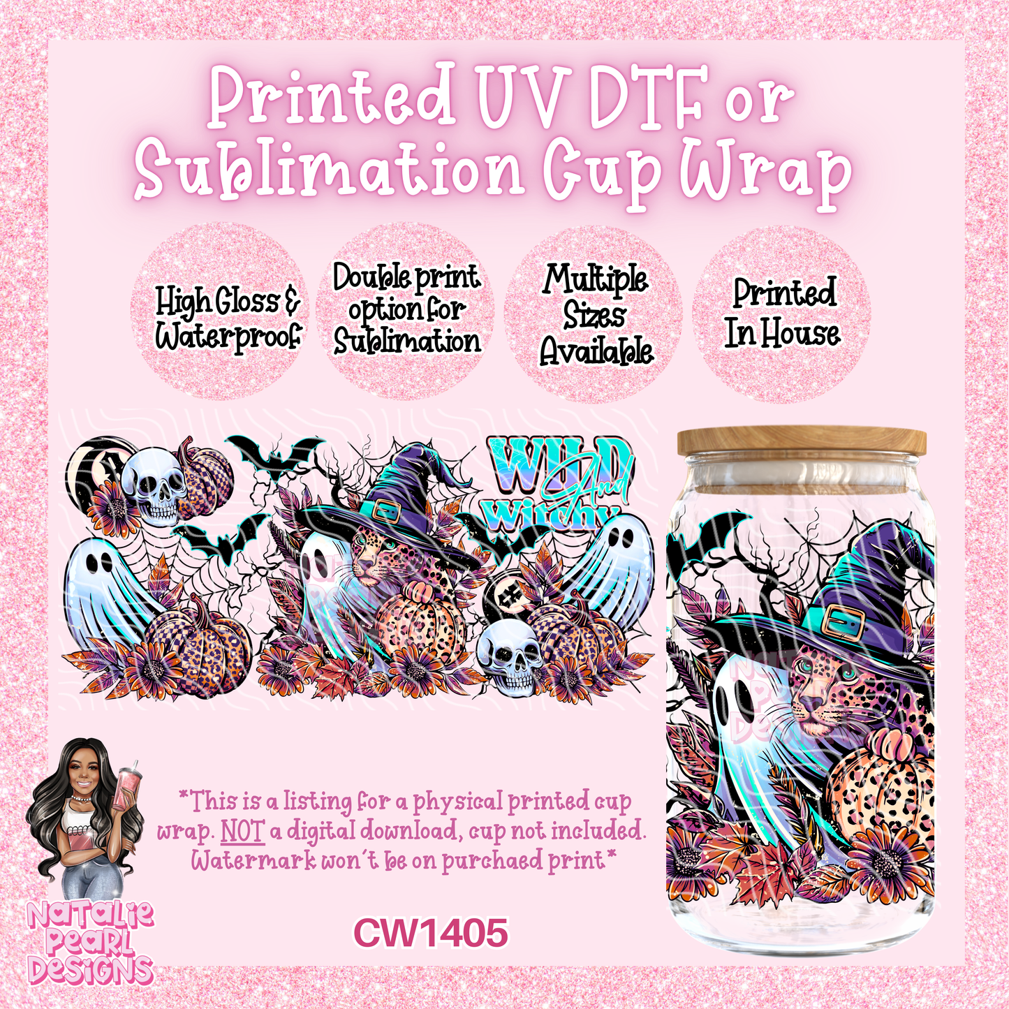 CW1405 UV DTF/SUB Cup Wrap