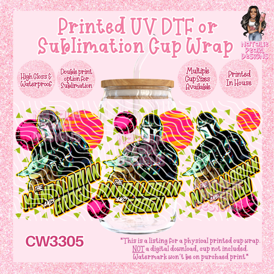CW3305 UV DTF/SUB Cup Wraps