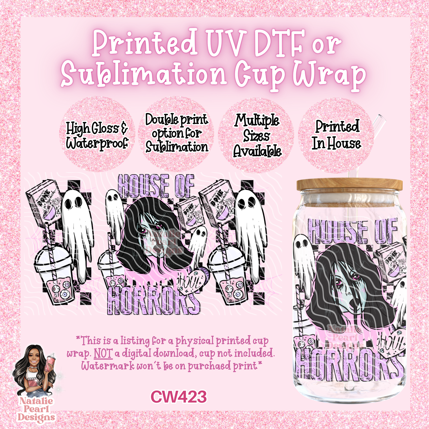 CW423 UV DTF/SUB Cup Wrap