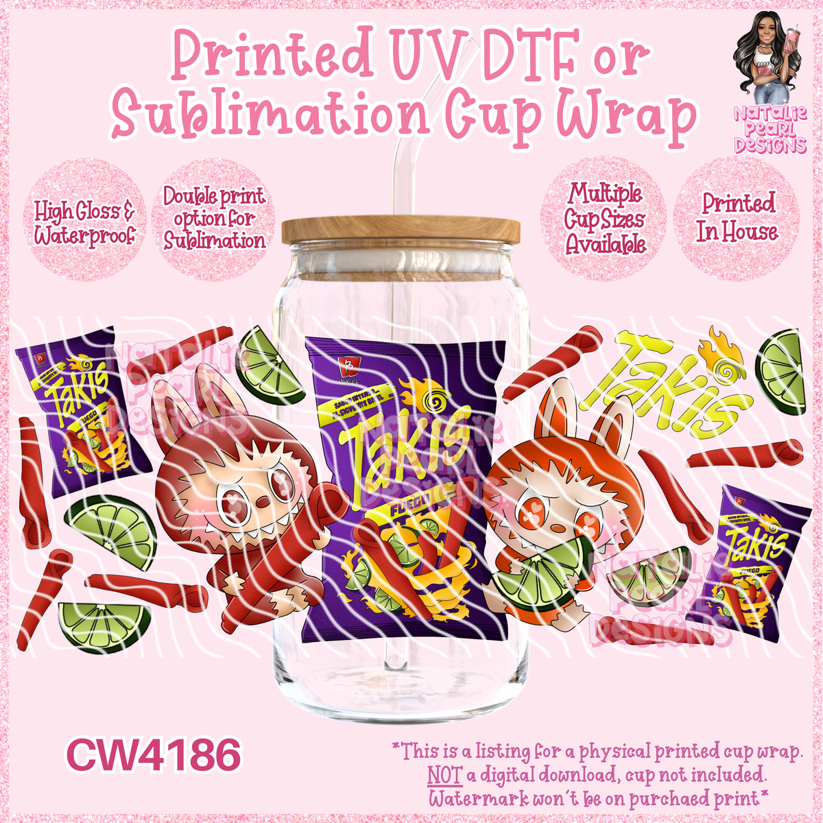 CW4186 UV DTF/SUB Cup Wraps