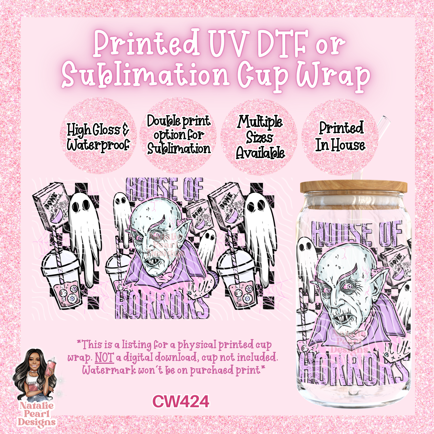 CW424 UV DTF/SUB Cup Wrap