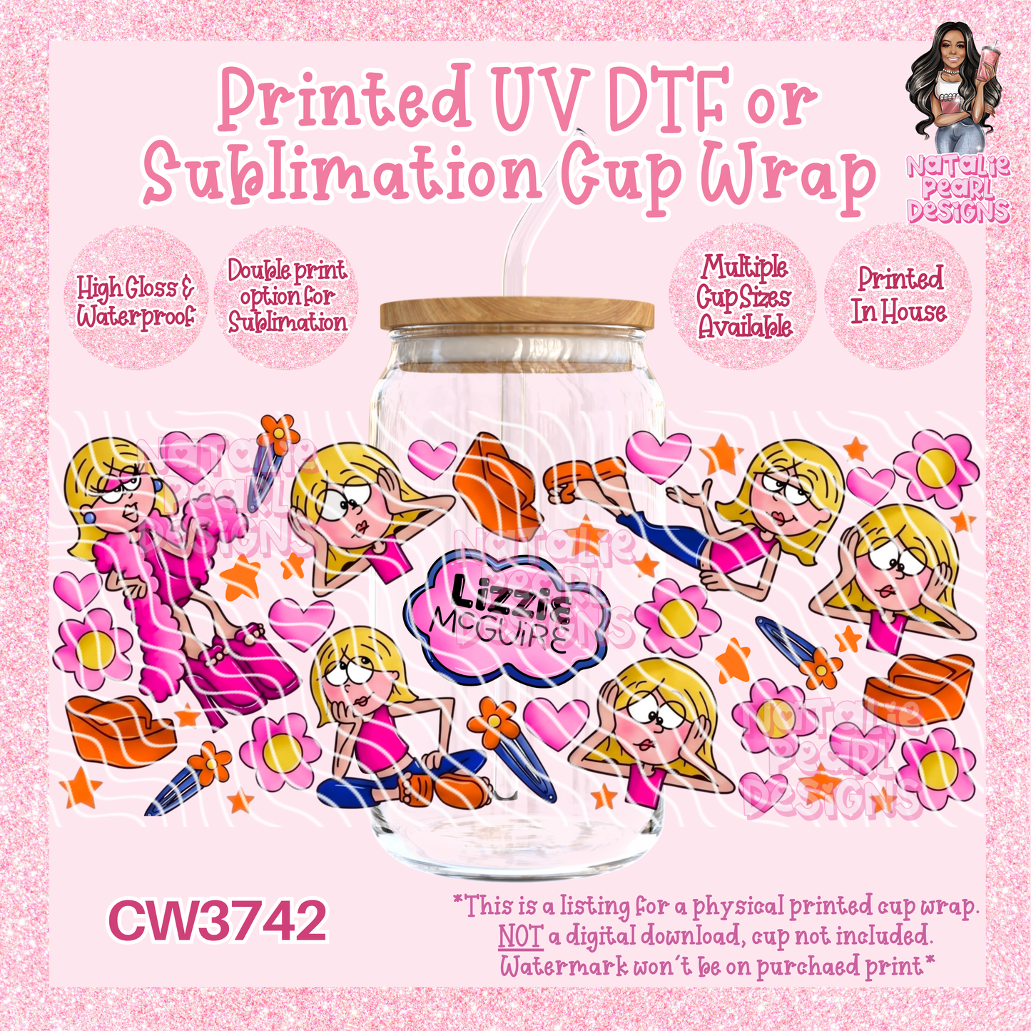 CW3742 UV DTF/SUB Cup Wraps