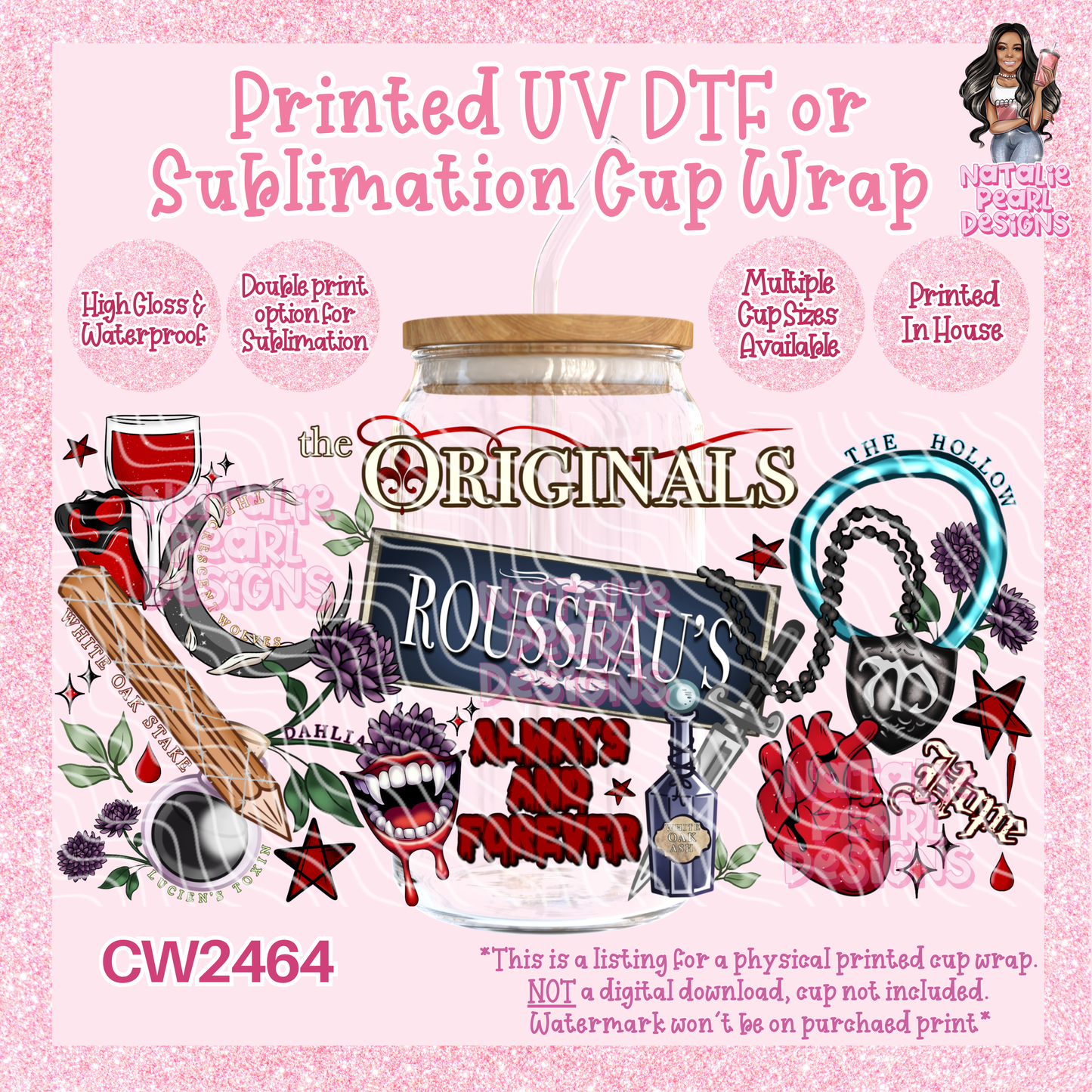 CW2464 UV DTF/SUB Cup Wraps
