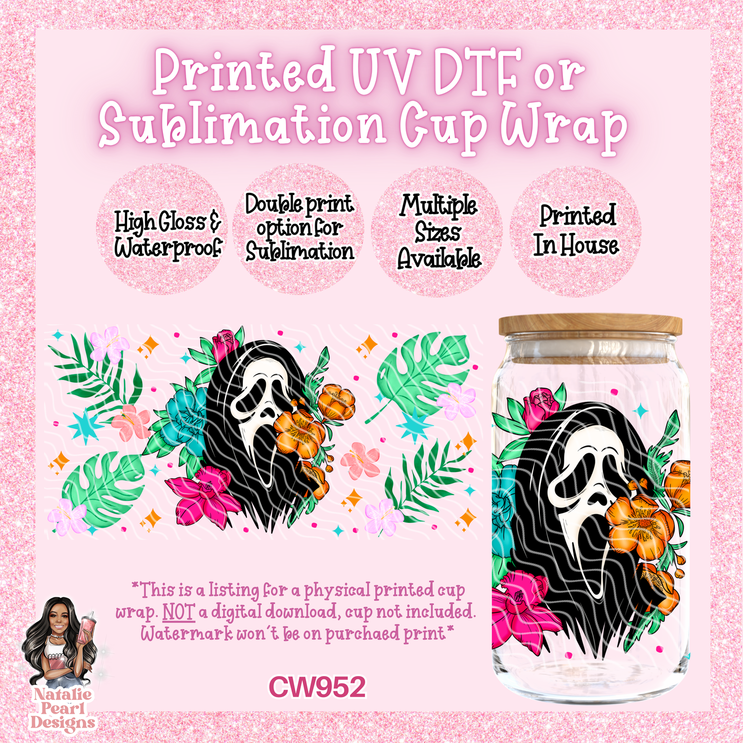 CW952 UV DTF/SUB Cup Wrap