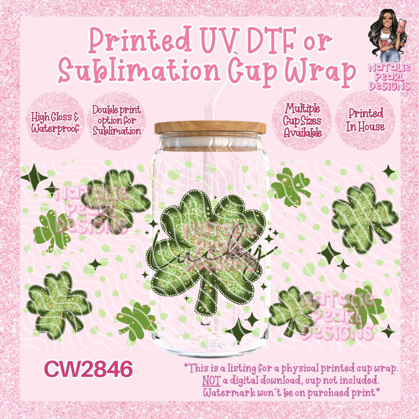 CW2846 UV DTF/SUB Cup Wraps