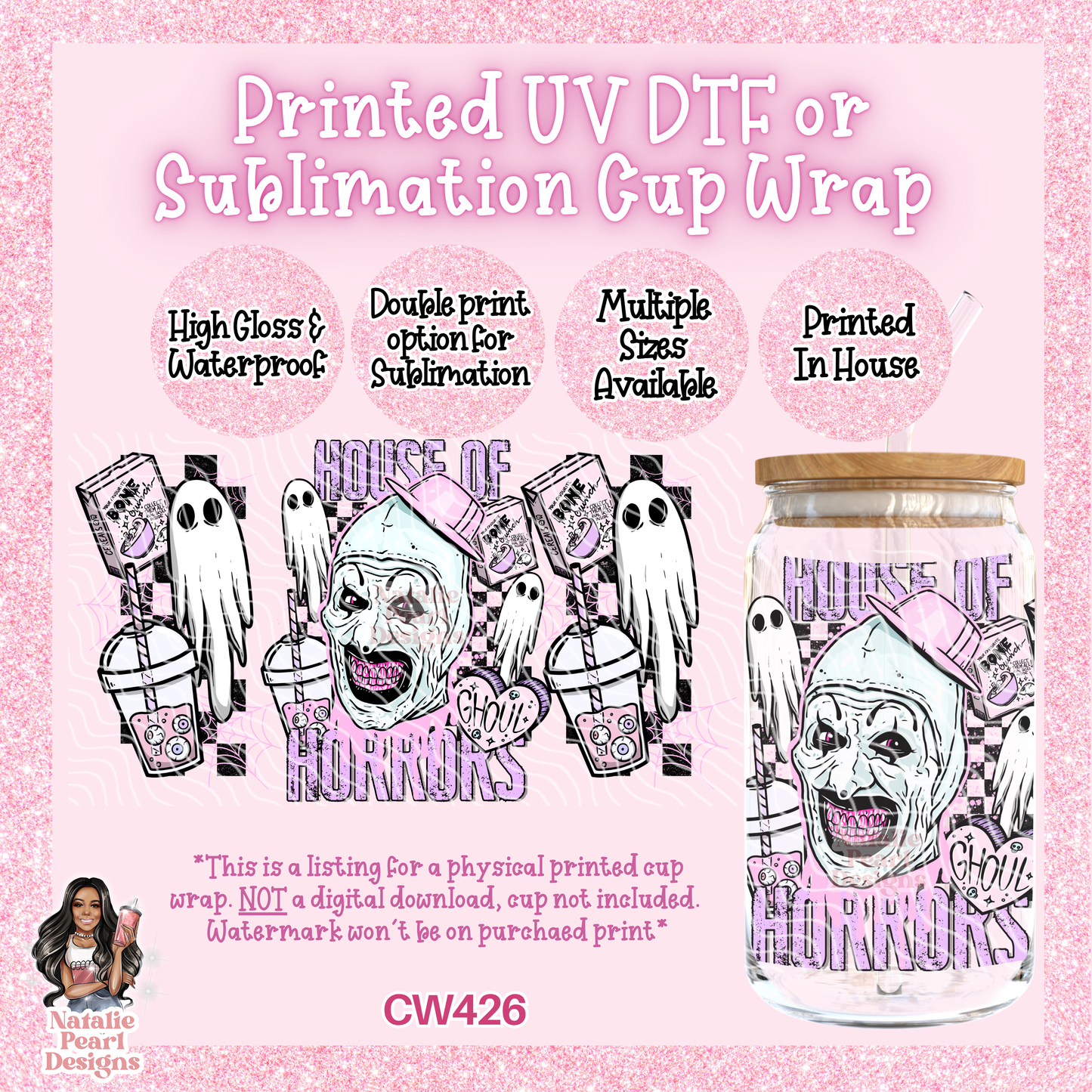 CW426 UV DTF/SUB Cup Wrap