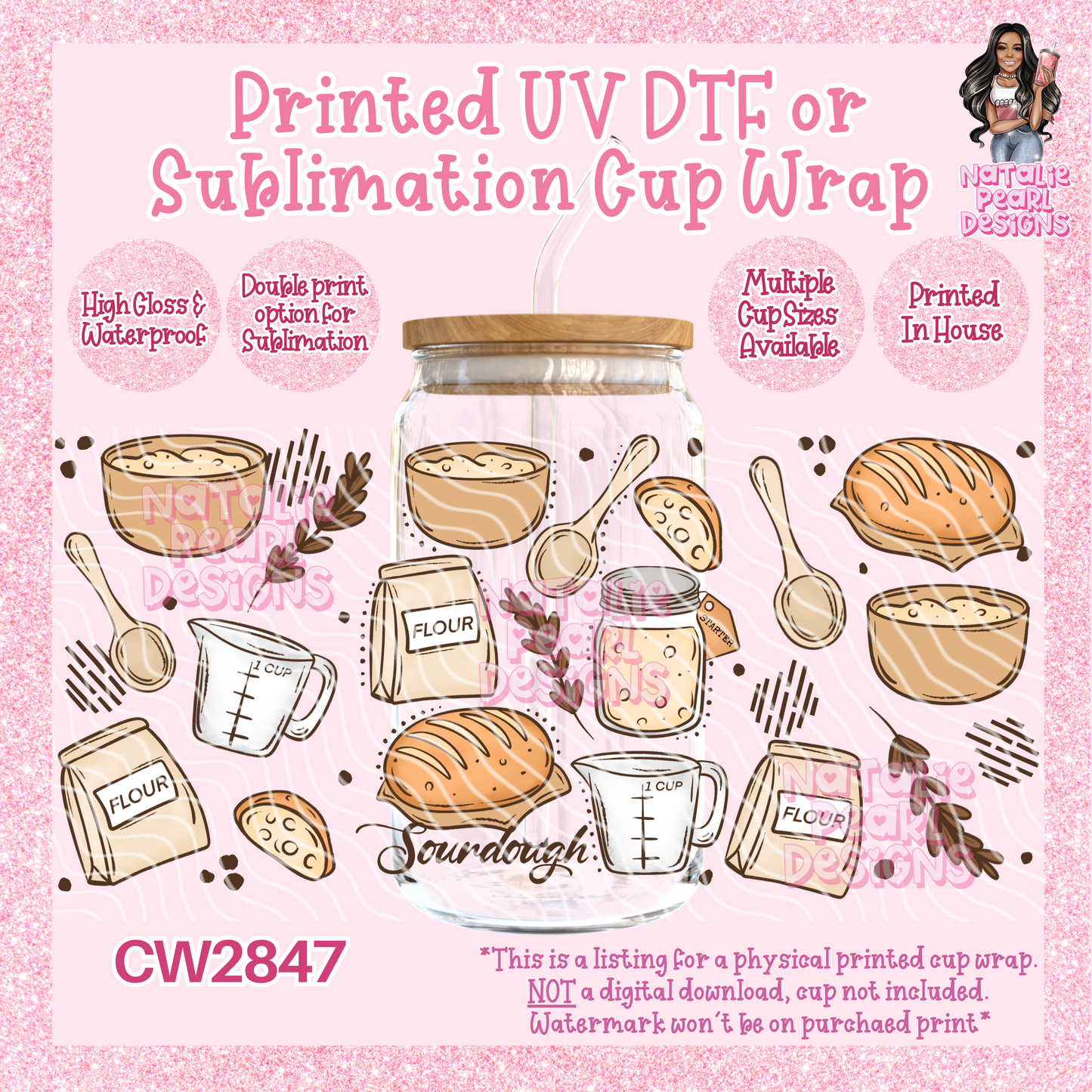 CW2847 UV DTF/SUB Cup Wraps