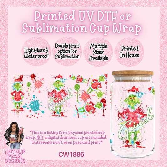 CW1886 UV DTF/SUB Cup Wraps