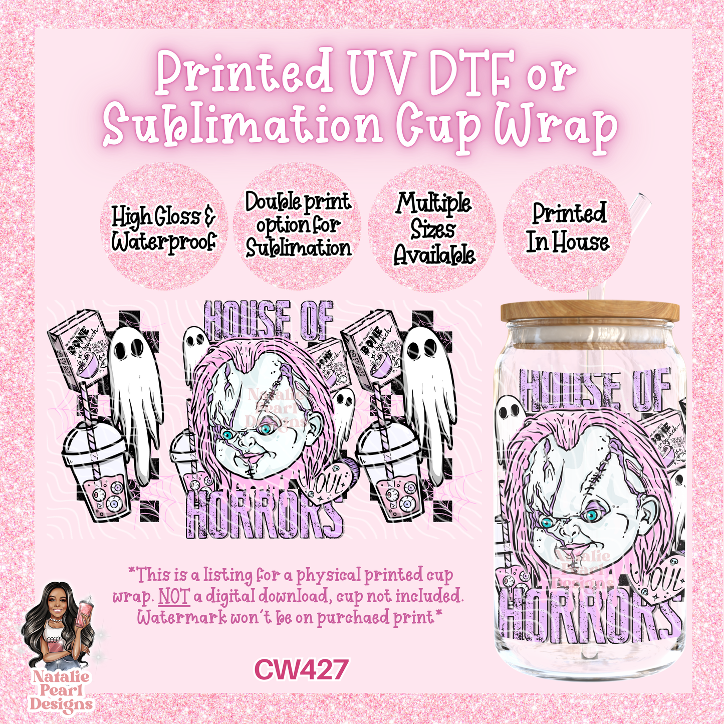 CW427 UV DTF/SUB Cup Wrap