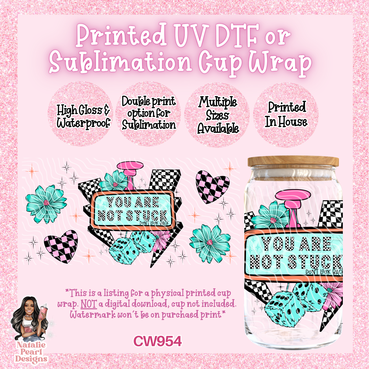 CW954 UV DTF/SUB Cup Wrap