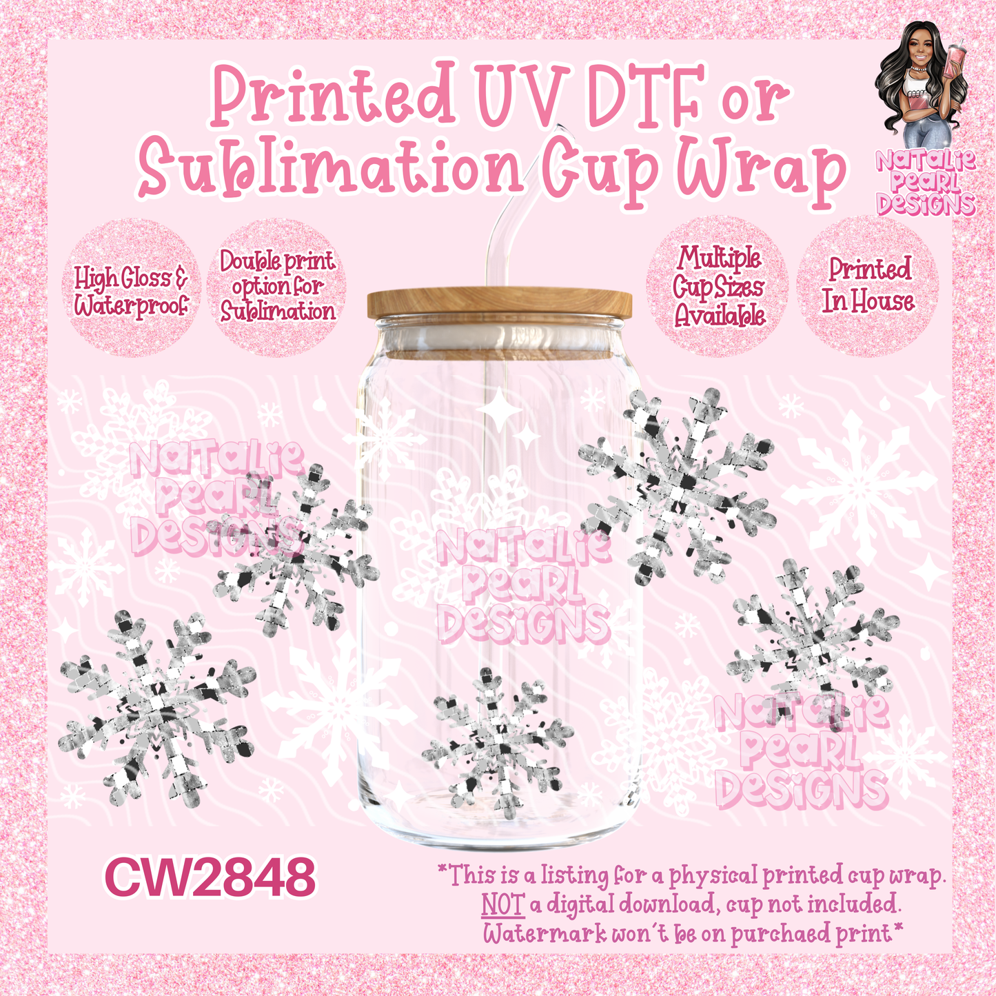 CW2848 UV DTF/SUB Cup Wraps