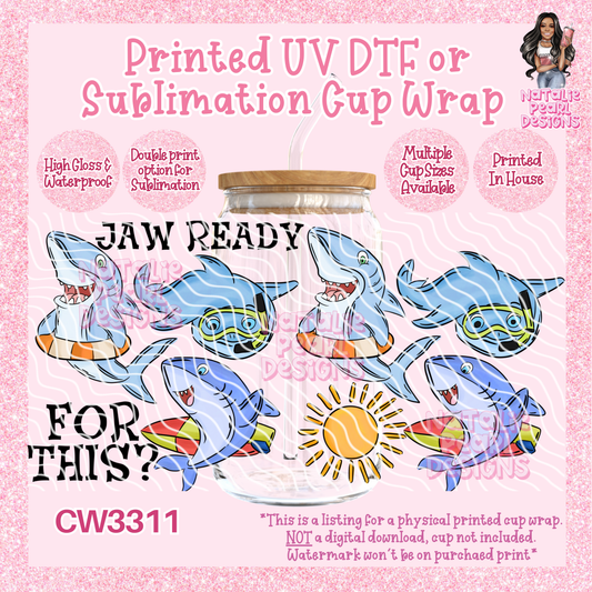 CW3311 UV DTF/SUB Cup Wraps