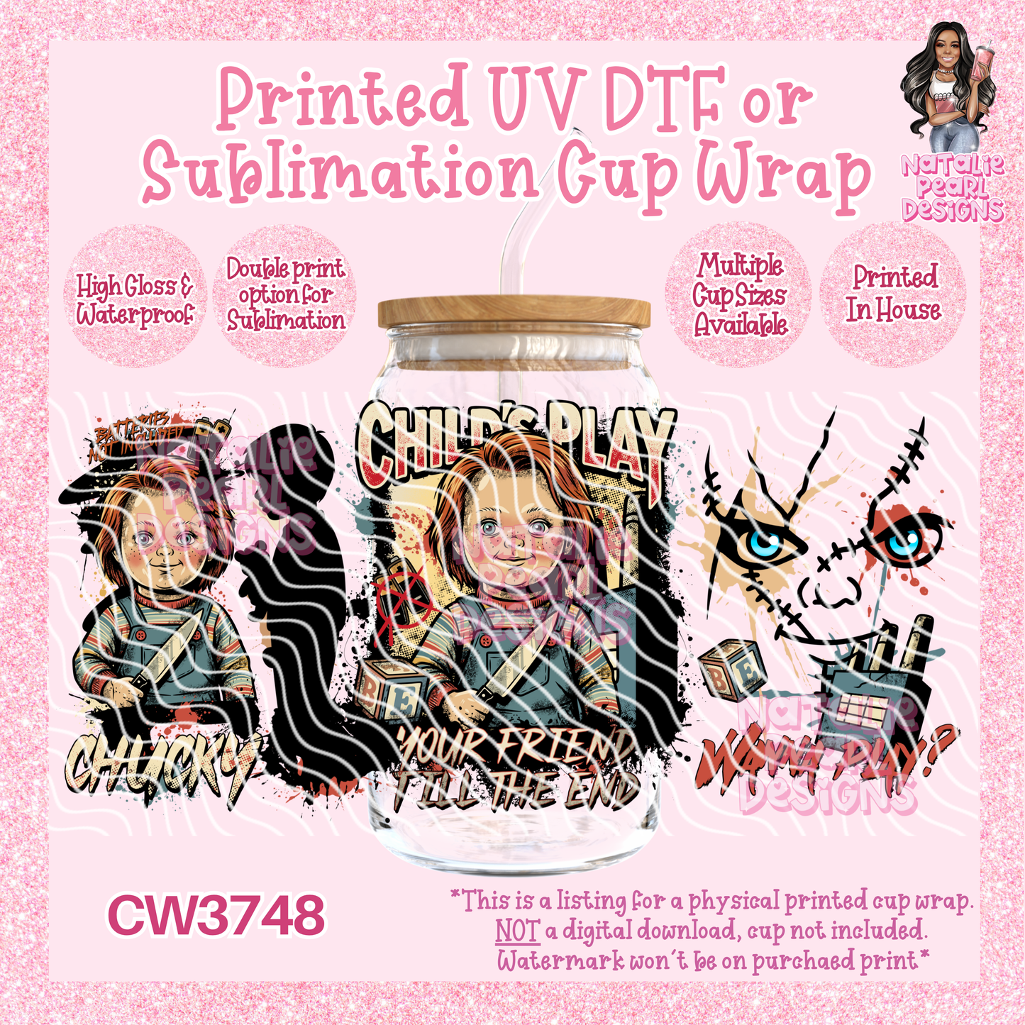 CW3748 UV DTF/SUB Cup Wraps