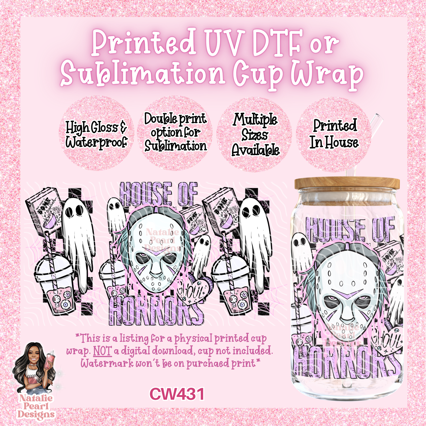 CW431 UV DTF/SUB Cup Wrap