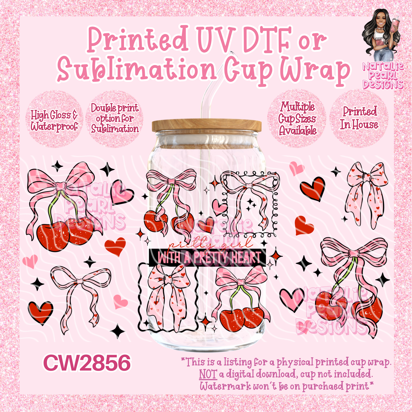 CW2856 UV DTF/SUB Cup Wraps