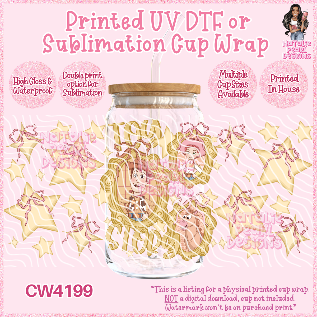 CW4199 UV DTF/SUB Cup Wraps