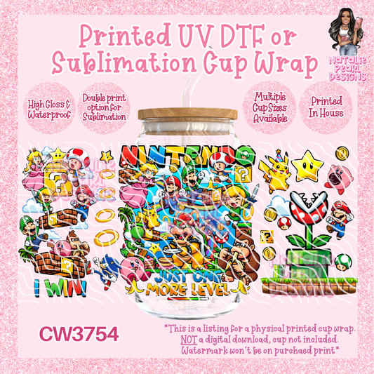 CW3754 UV DTF/SUB Cup Wraps