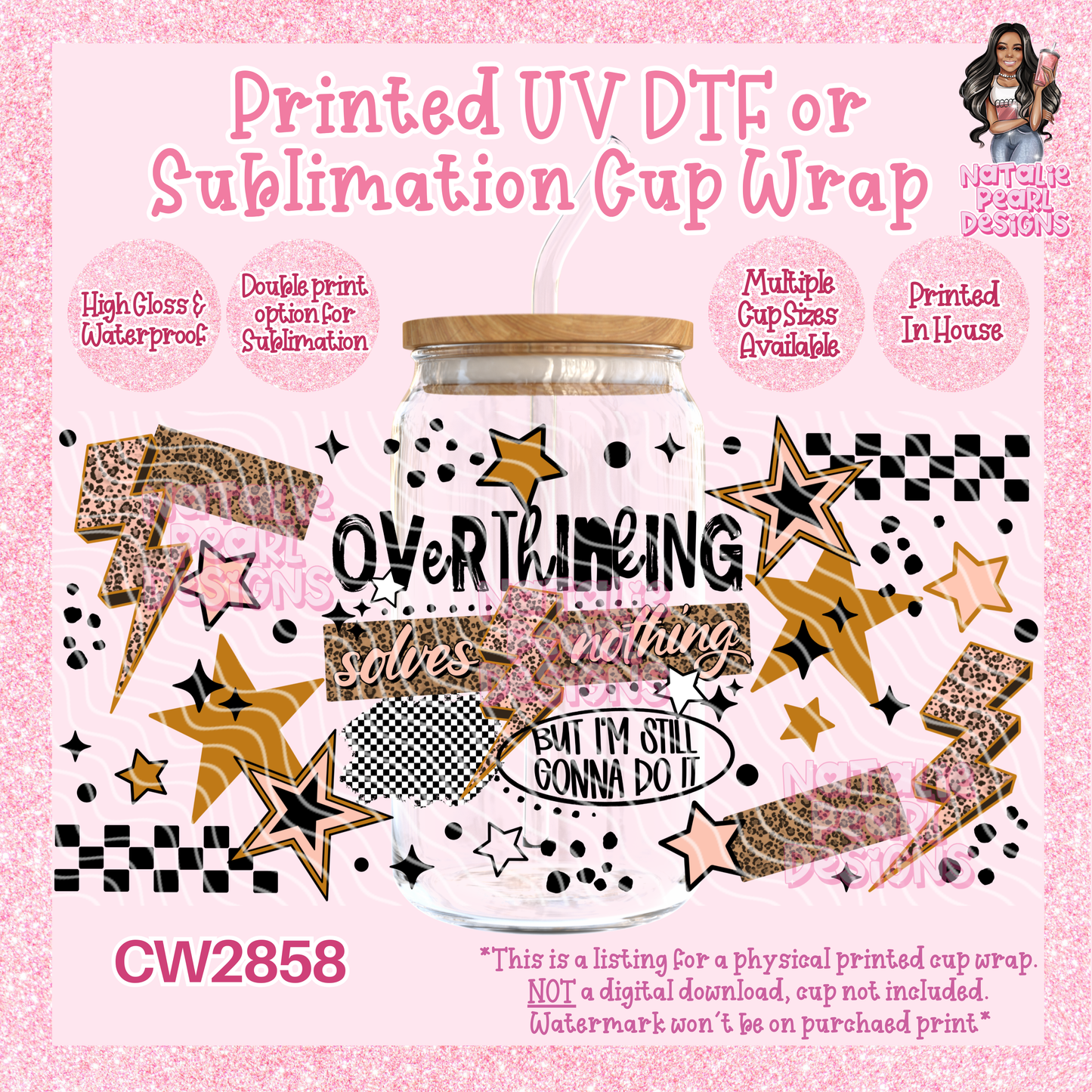 CW2858 UV DTF/SUB Cup Wraps