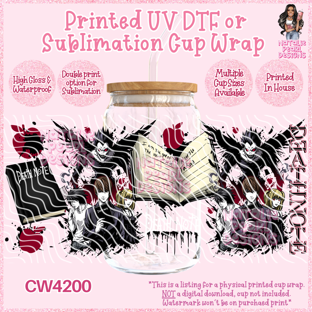 CW4200 UV DTF/SUB Cup Wraps