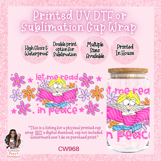 CW968 UV DTF/SUB Cup Wrap