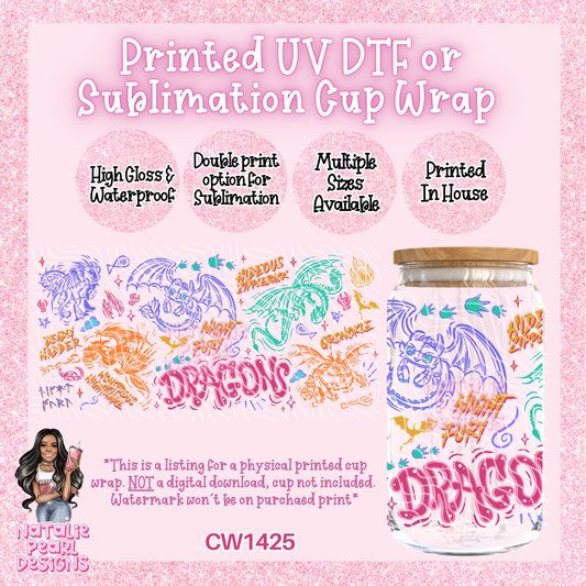 CW1425 UV DTF/SUB Cup Wrap