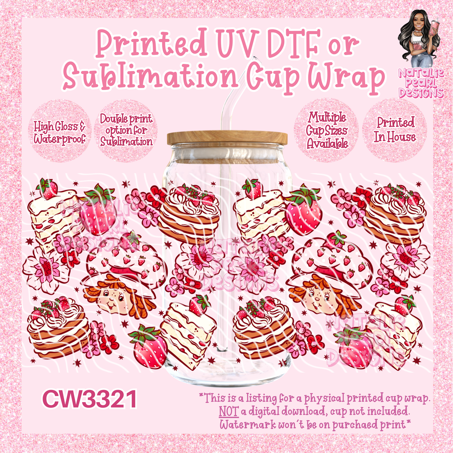 CW3321 UV DTF/SUB Cup Wraps