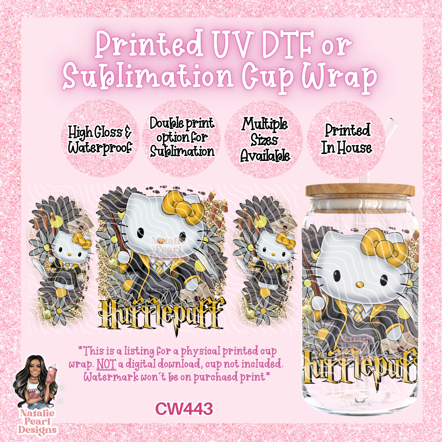CW443 UV DTF/SUB Cup Wrap