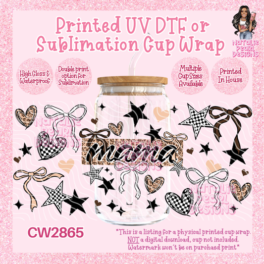 CW2865 UV DTF/SUB Cup Wraps