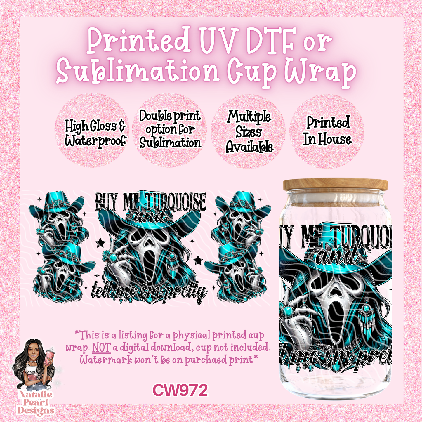 CW972 UV DTF/SUB Cup Wrap