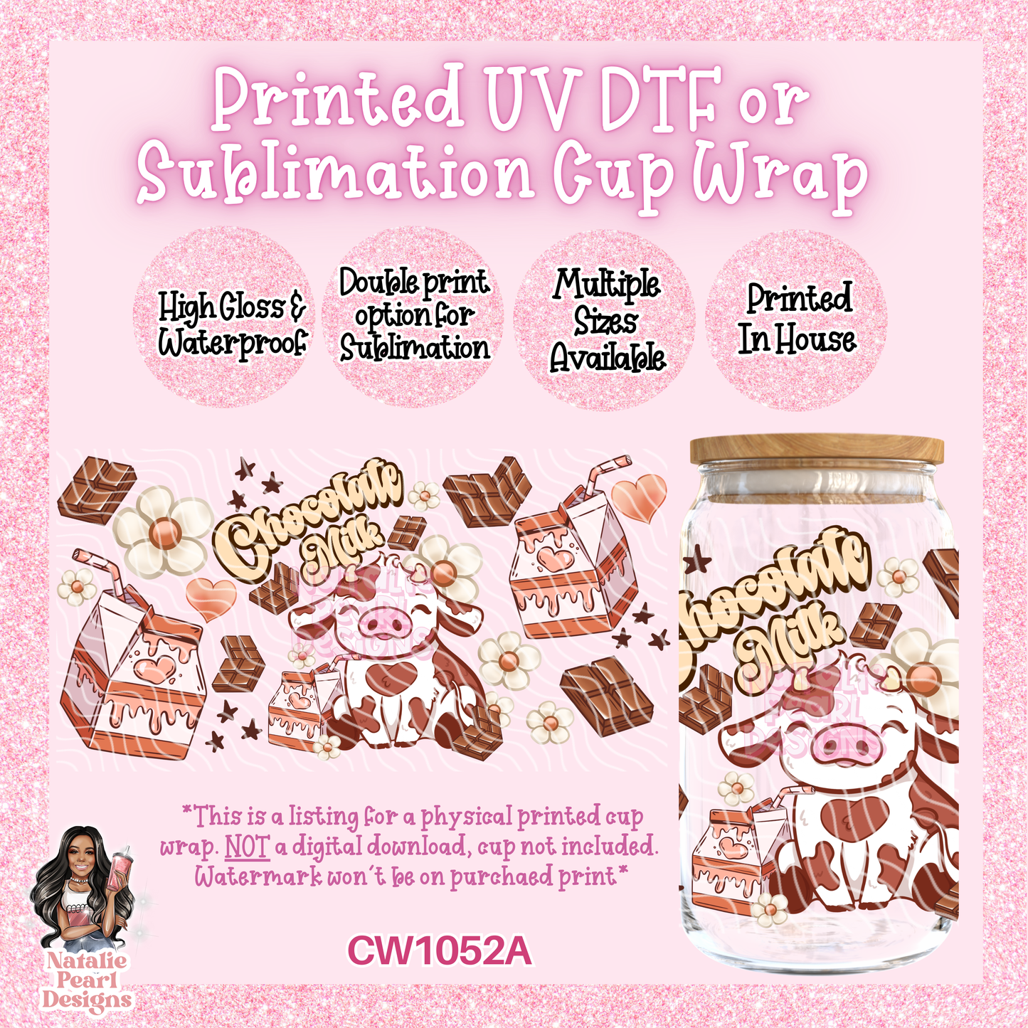 CW1052A UV DTF/SUB Cup Wrap