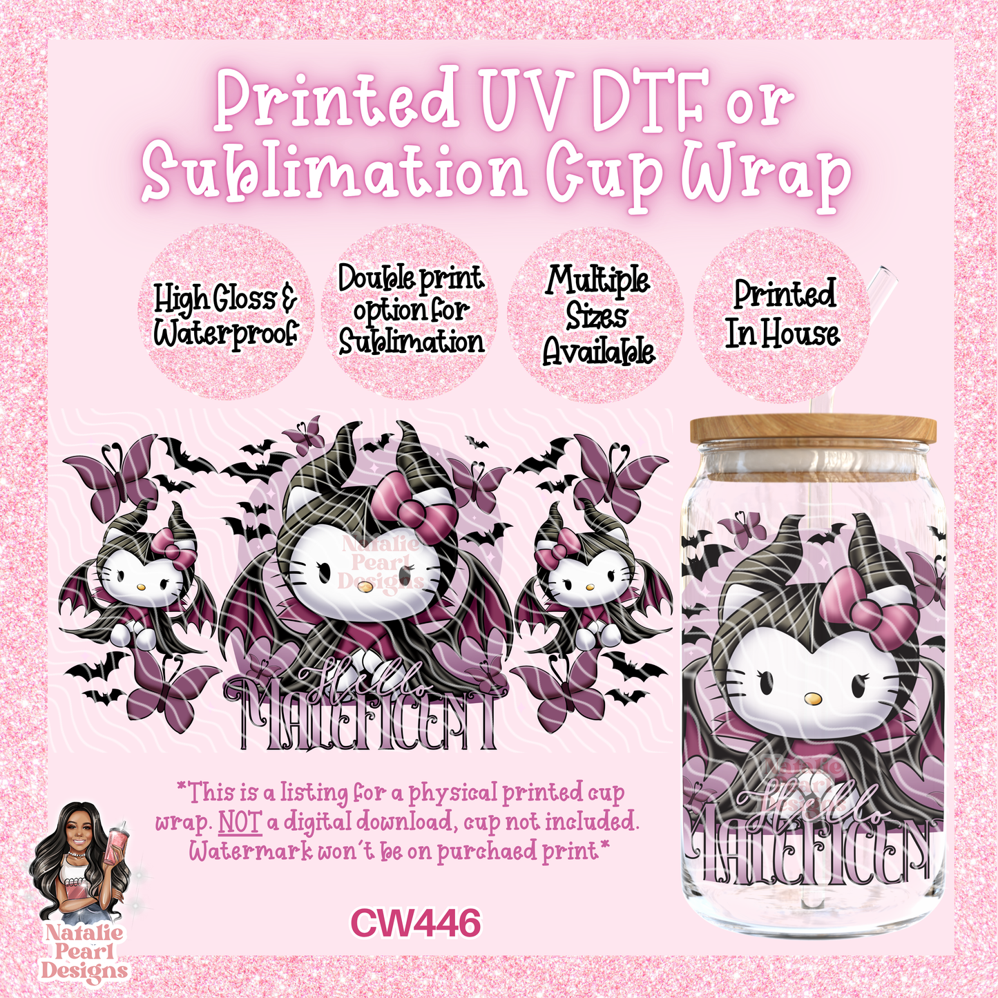 CW446 UV DTF/SUB Cup Wrap