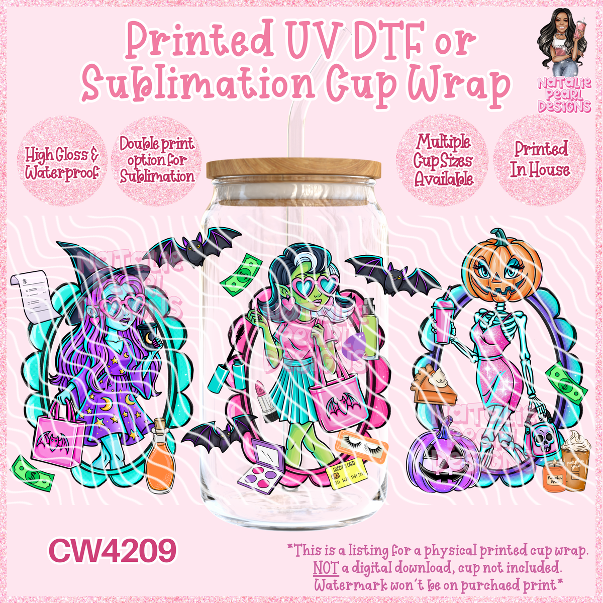 CW4209 UV DTF/SUB Cup Wraps