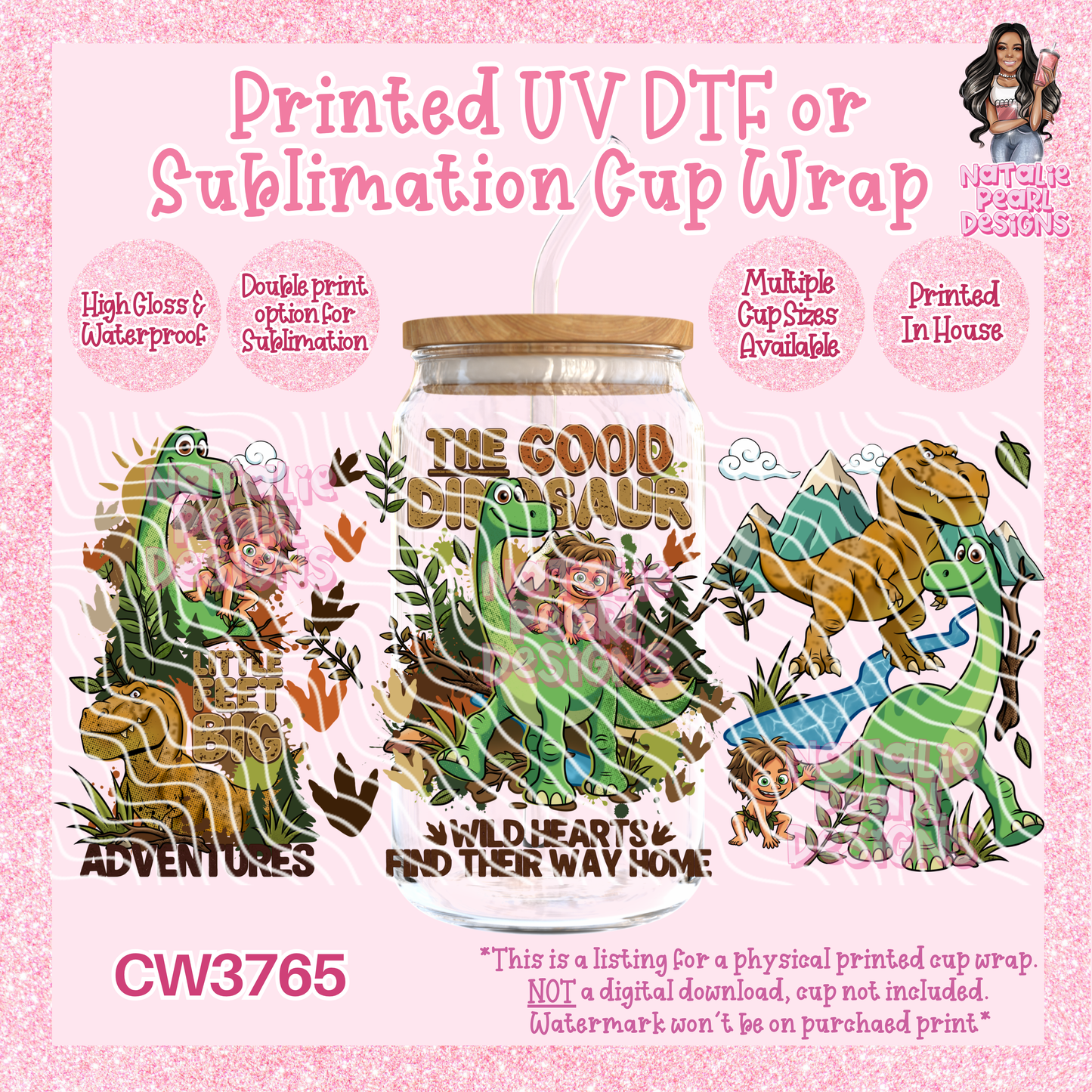 CW3765 UV DTF/SUB Cup Wraps