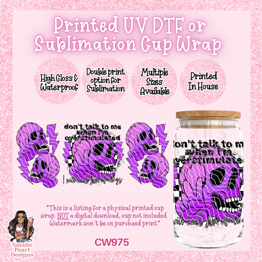 CW975 UV DTF/SUB Cup Wrap