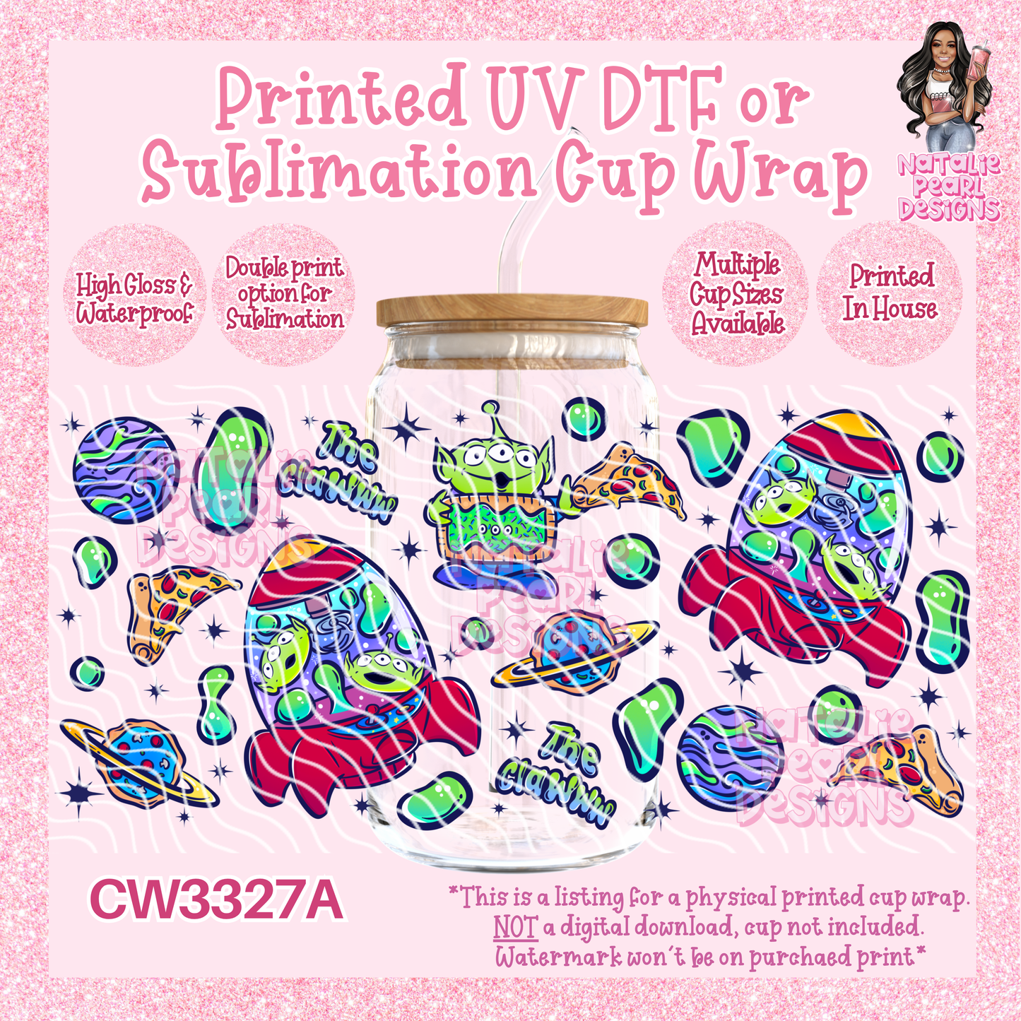 CW3327A UV DTF/SUB Cup Wraps