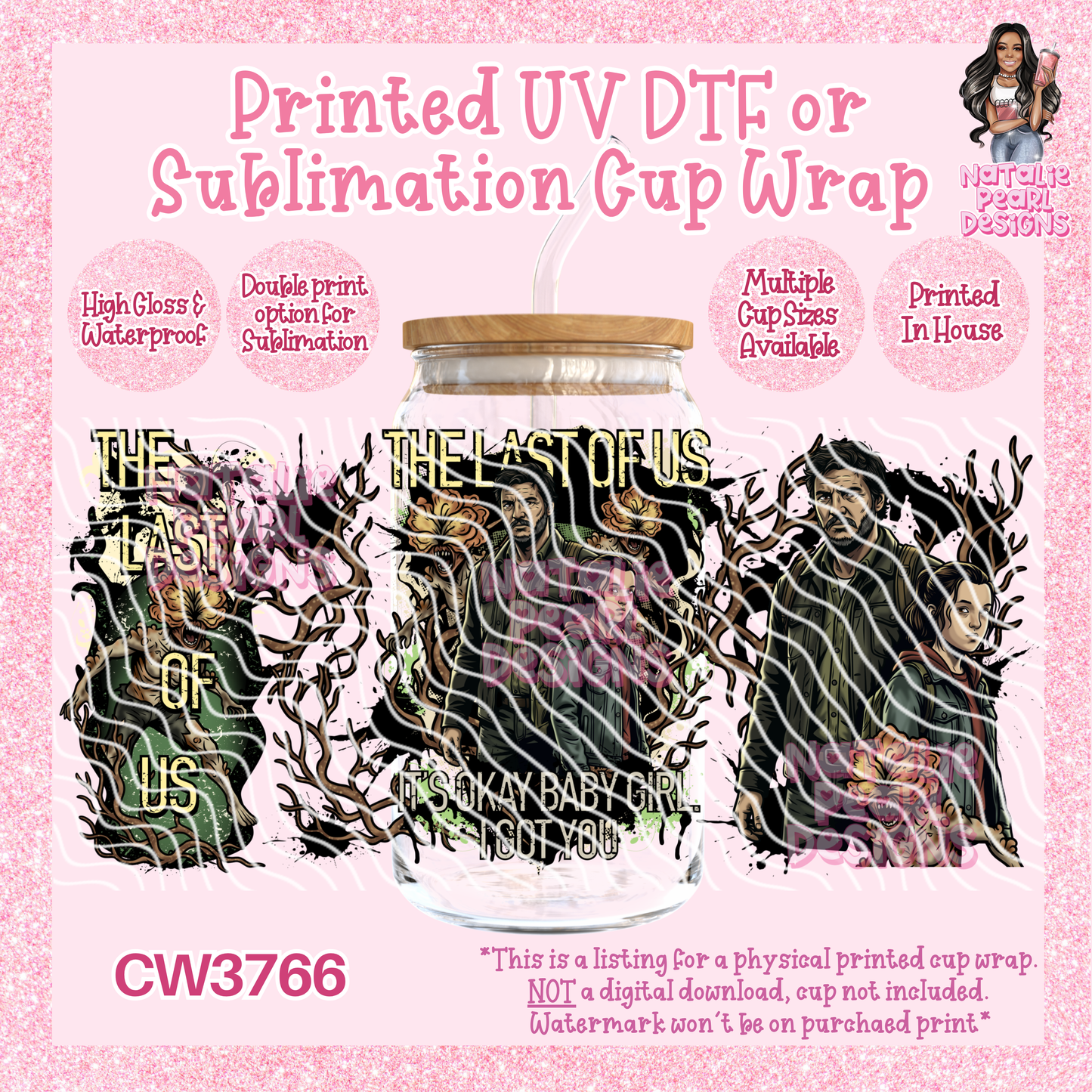 CW3766 UV DTF/SUB Cup Wraps